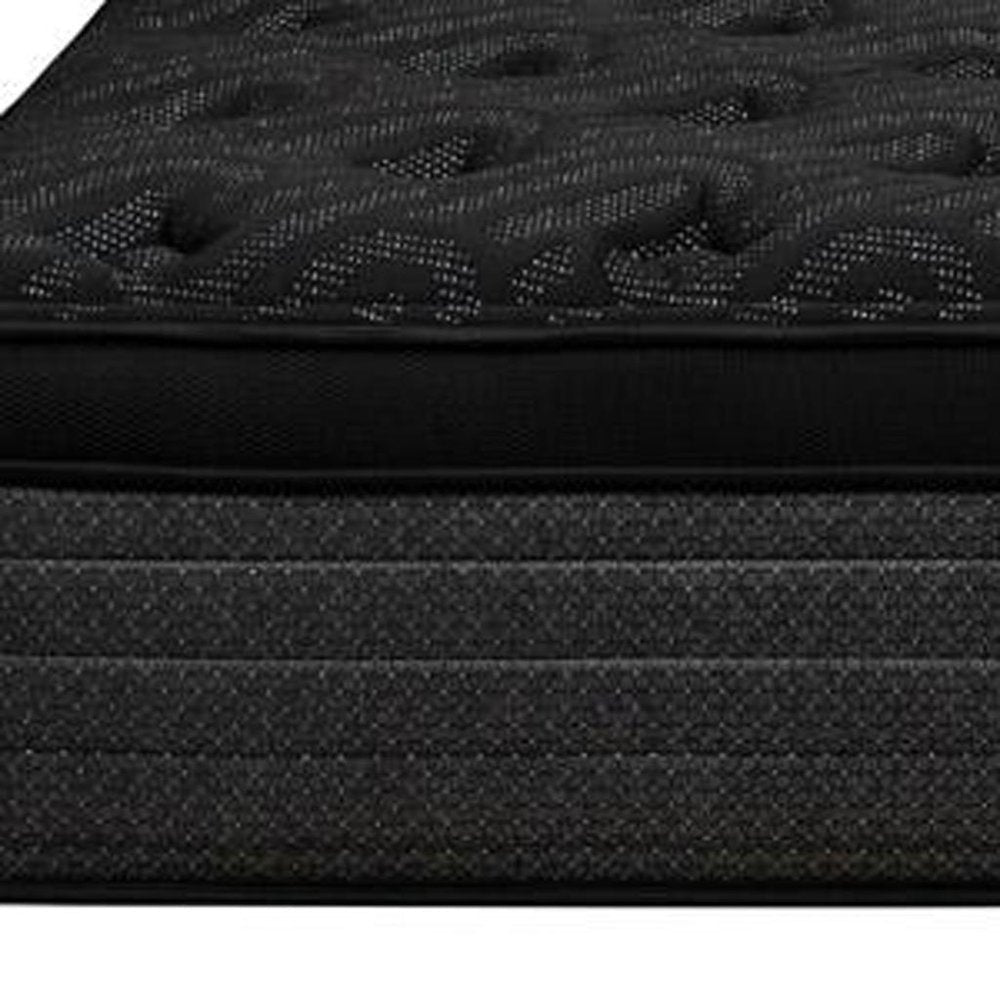 14" Copper Infused Split California King Gel Memory Foam Plush Euro Top Hybrid Mattress HomeRoots