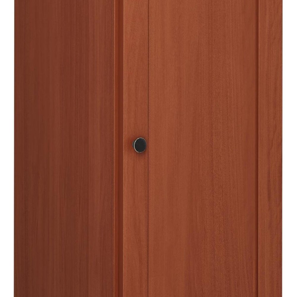 17" Coffee Solid Wood Single Door Linen Cabinet