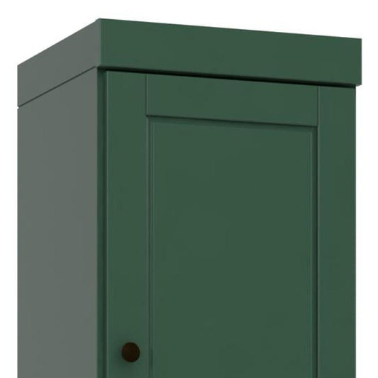 72" Green Solid Wood Two Door Pantry Or Storage Closet HomeRoots