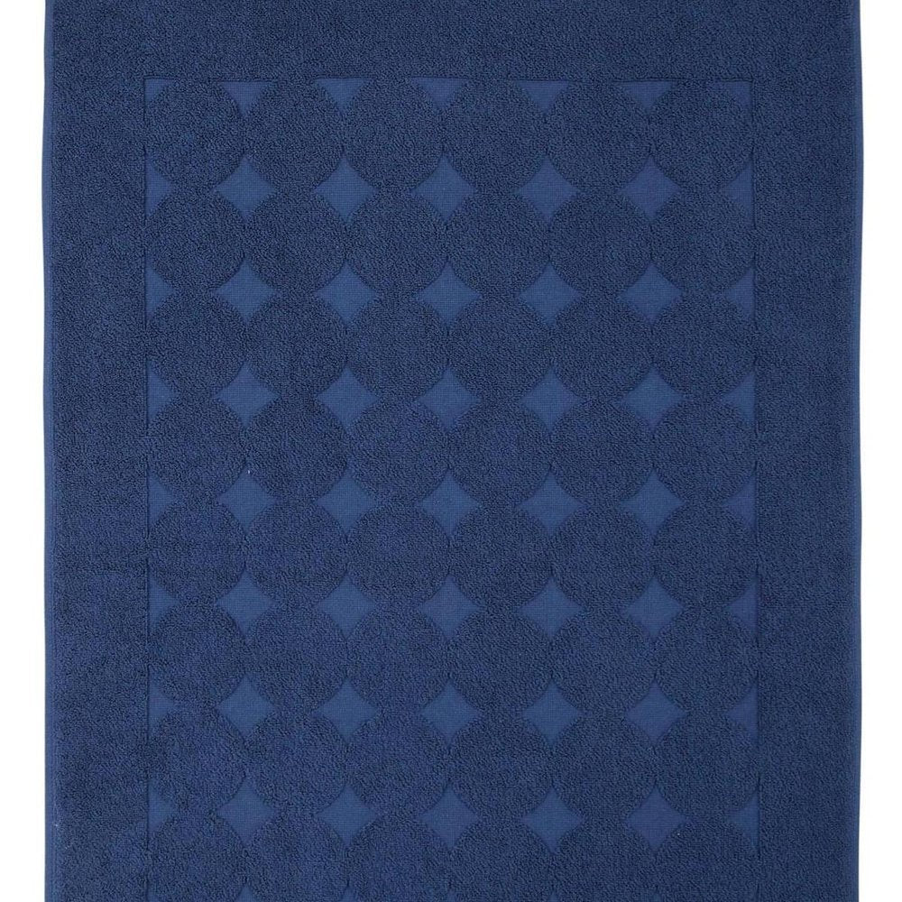 24" X 35" White Tone on Tone Polka Dot Turkish Cotton Bath Rug HomeRoots