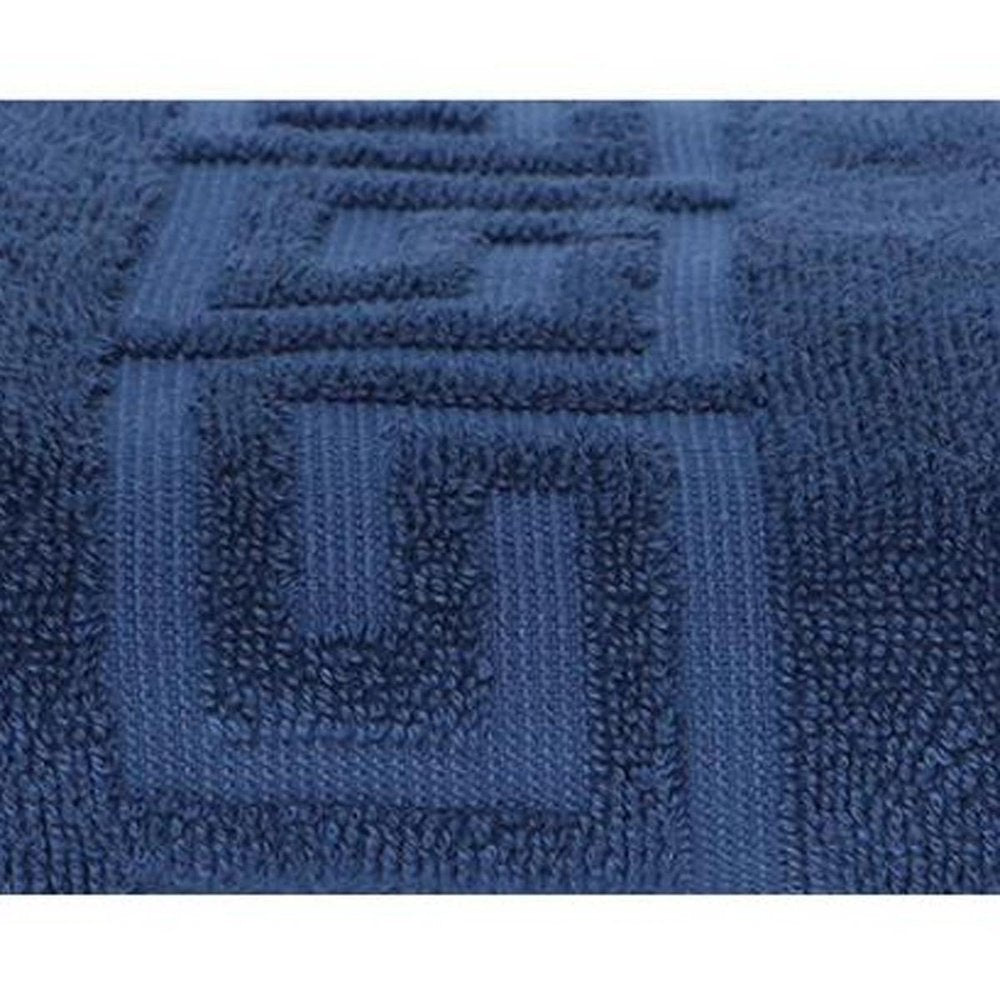 White Greek Key Turkish Cotton 27" X 54" Bath Towel HomeRoots