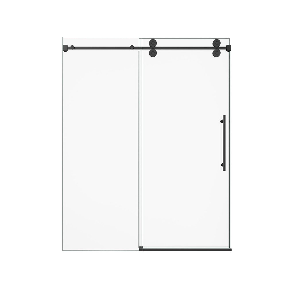 76" X 48" Tempered Glass Shower Door HomeRoots