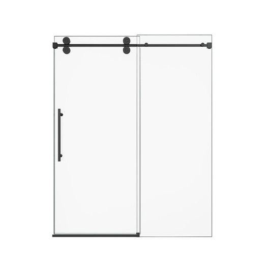 76" X 48" Tempered Glass Shower Door