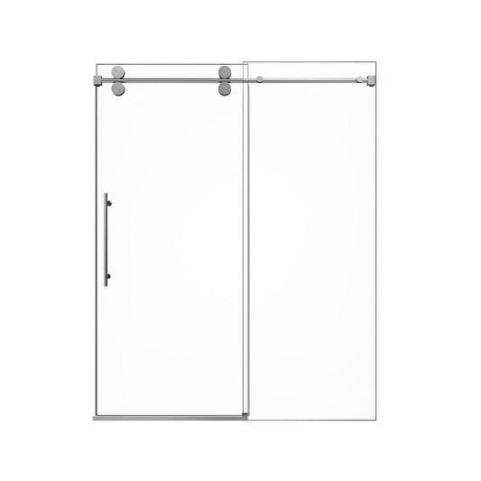 76" X 48" Tempered Glass Shower Door