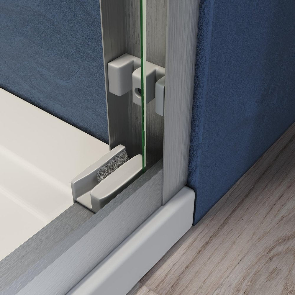 72" X 60" Tempered Glass Shower Door HomeRoots
