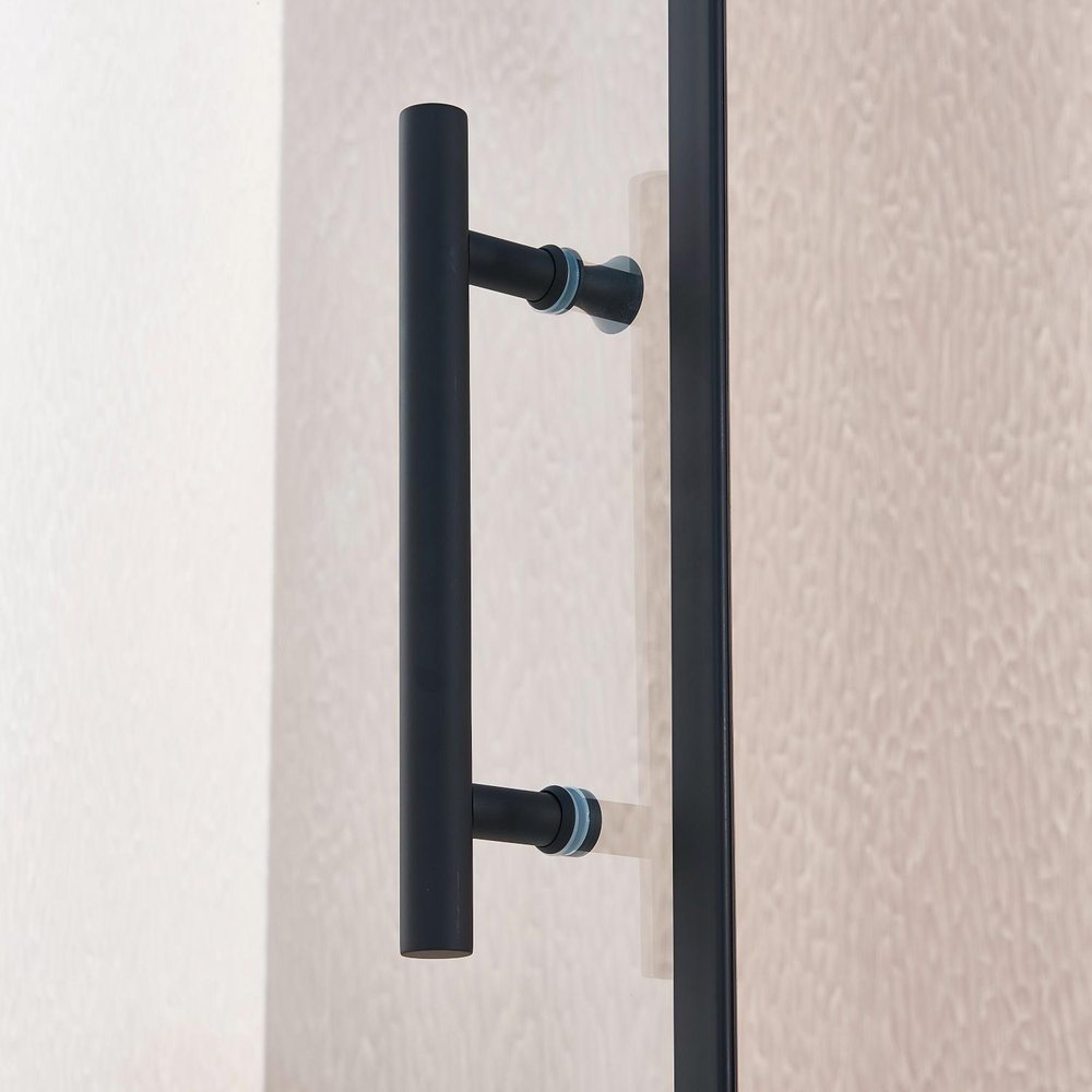 75" X 30" Tempered Glass Shower Door HomeRoots