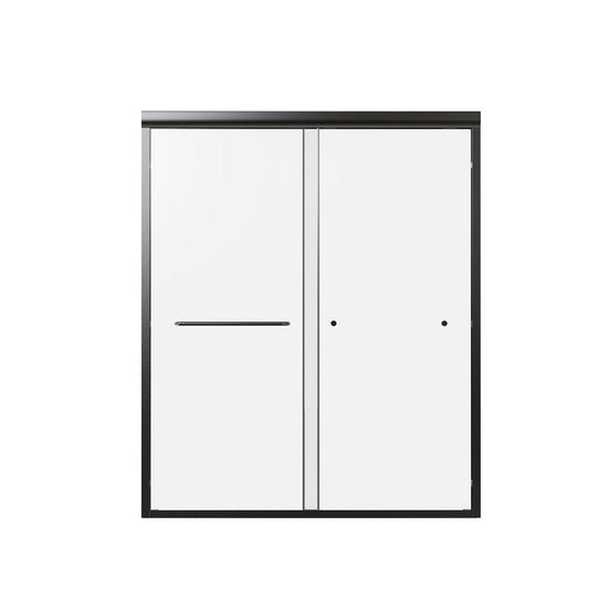 72" X 60" Aluminum and Tempered Glass Shower Door