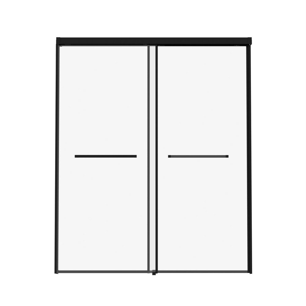 72" X 60" Aluminum And Tempered Glass Shower Door HomeRoots