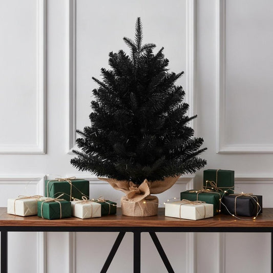 3' Black Full Fir Christmas Tree