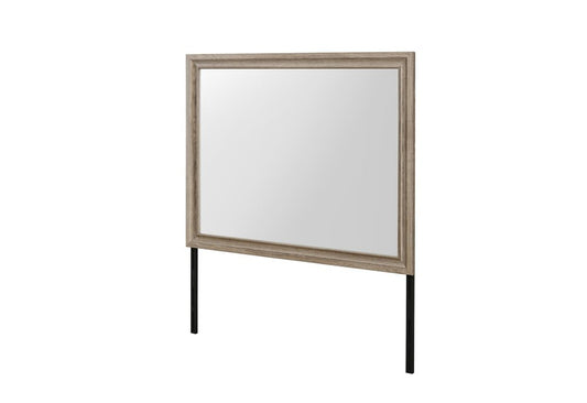 46" X 37" Natural Wood Dresser Mount Framed