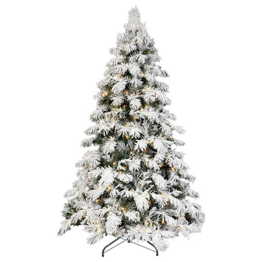 5' Snow Full Flocked Fir Christmas Tree