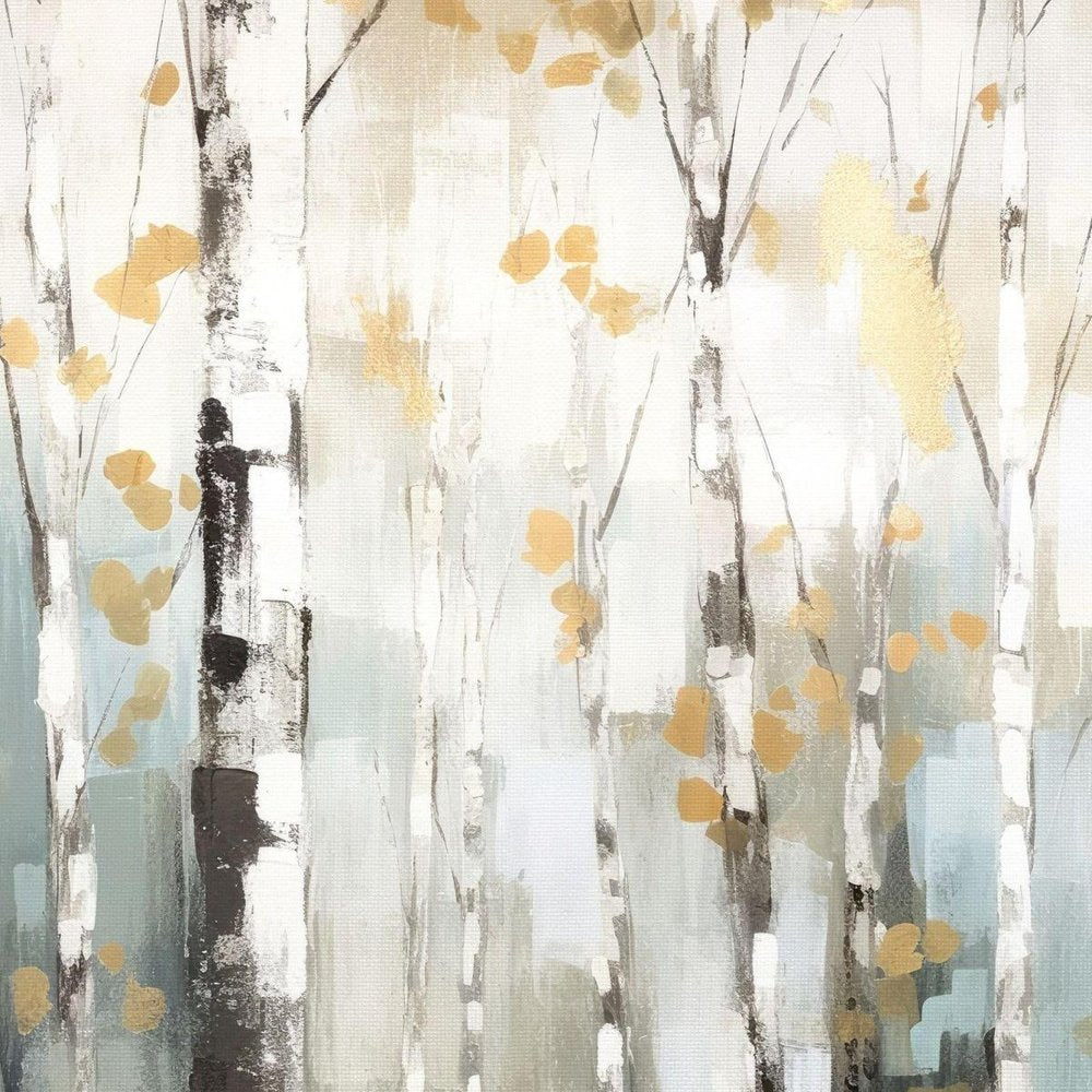 Birch Silhouette I Black Floater Frame Wall Art HomeRoots