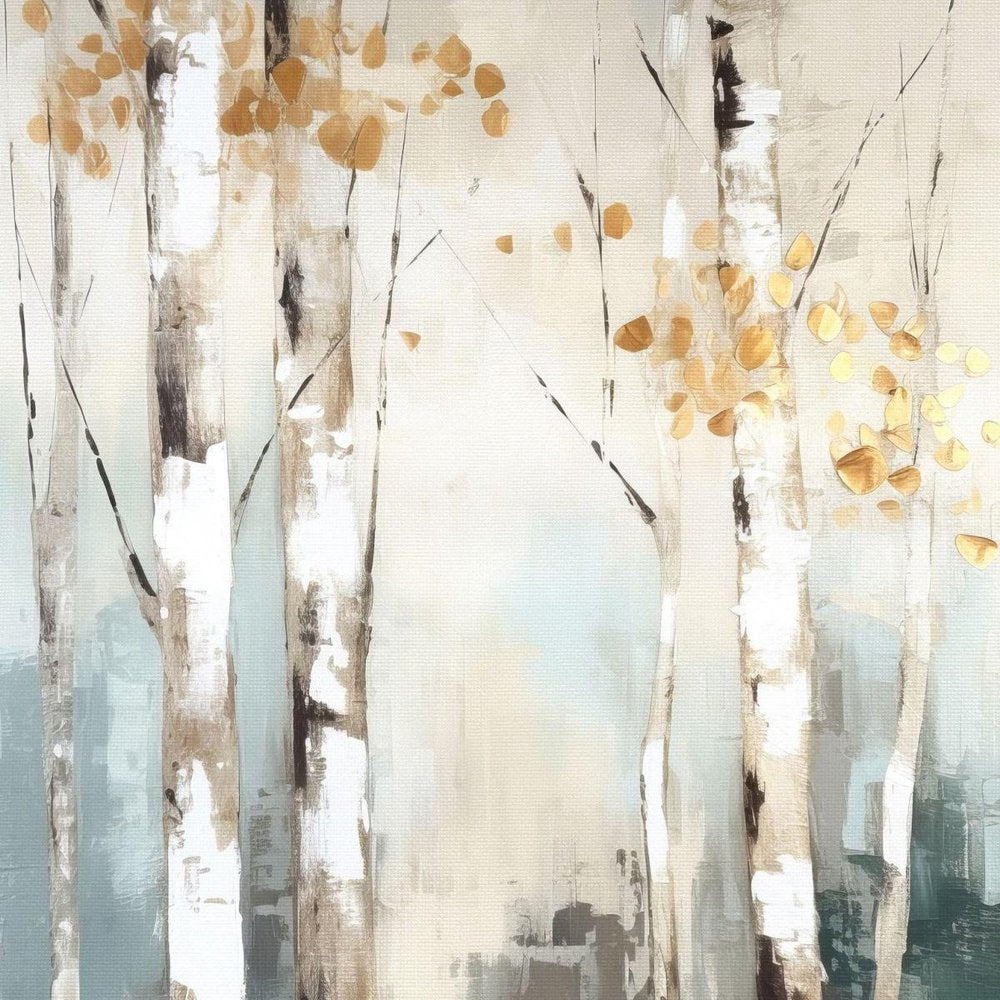 Birch Silhouette II Black Floater Frame Wall Art HomeRoots