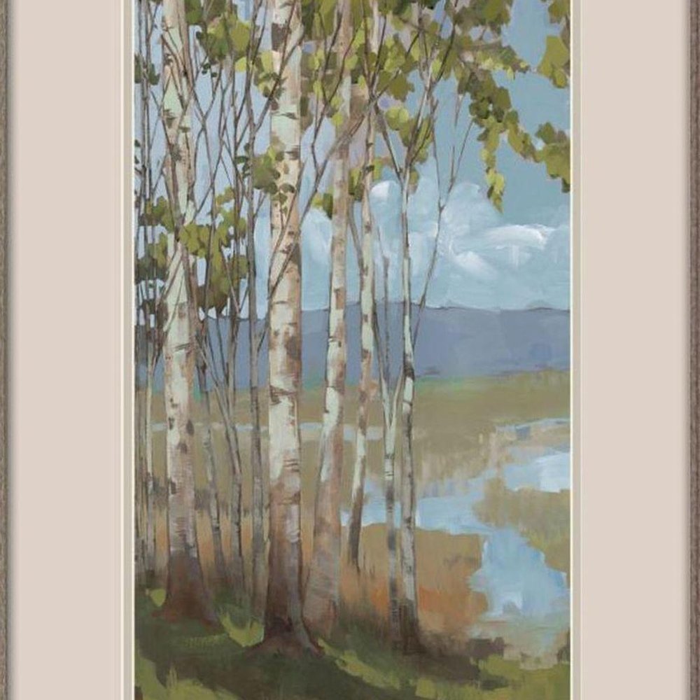Set Of Two Aspen Spring Brown Framed Wall Art HomeRoots