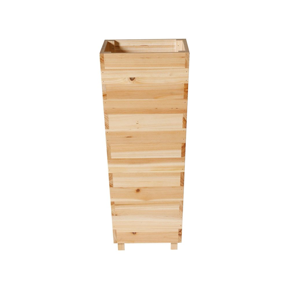 24" X 10" Brown Wood Rectangular Planter Box HomeRoots