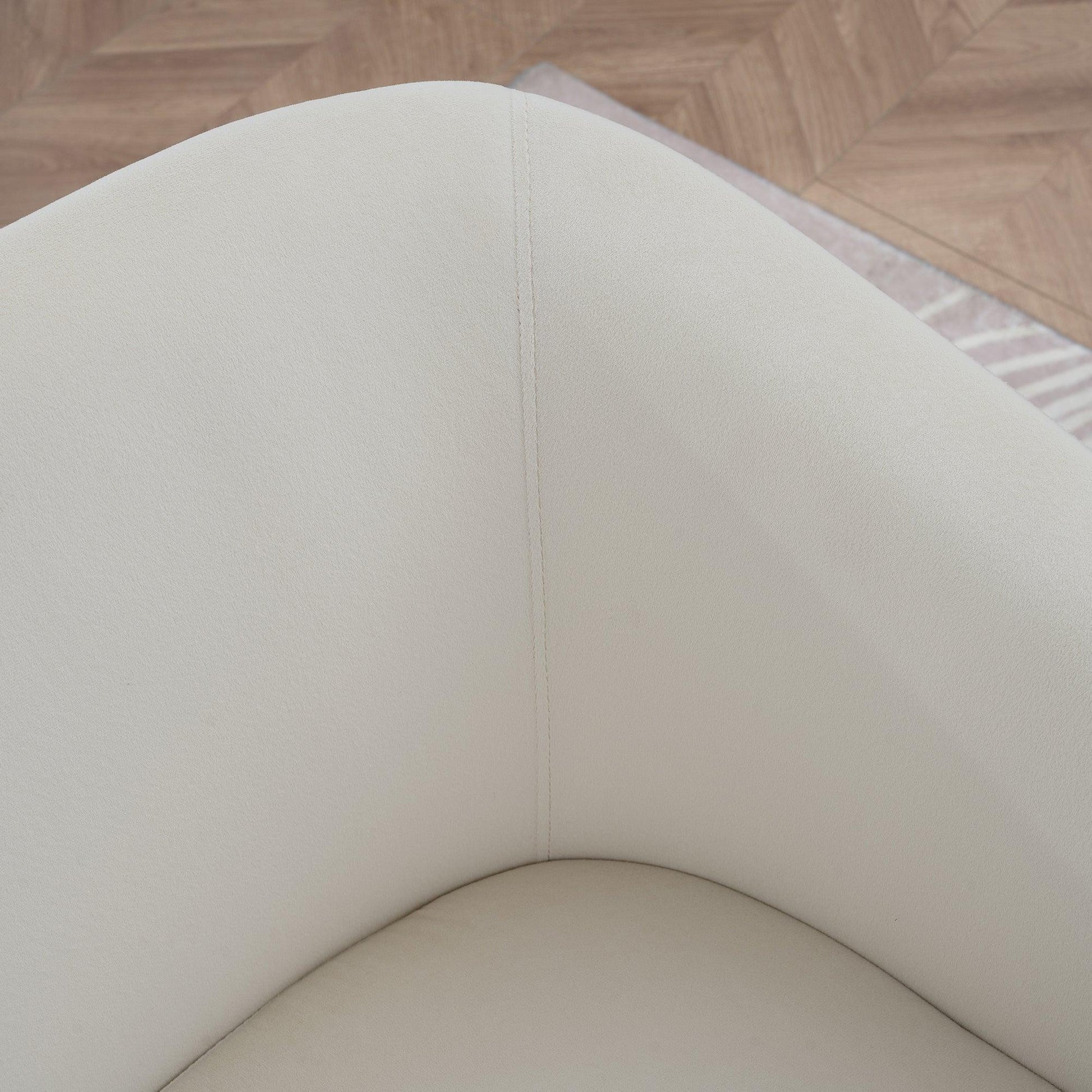 27.36" Wide Swivel Chair White - FurniFindUSA