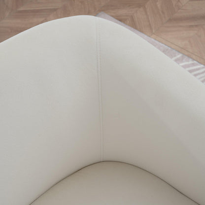 27.36" Wide Swivel Chair White - FurniFindUSA