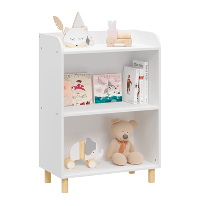 Kids 3-Tier Bookcase Children's Book Display Bookshelf Toy Storage Cabinet Organizer for Children's Room - FurniFindUSA