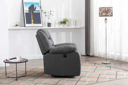 Classic Electric Recliner with Soft Cushion and Back, Small Sofa with Comfortable Armchair - FurniFindUSA