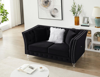 Loveseat Tufted Sofa for Living Room