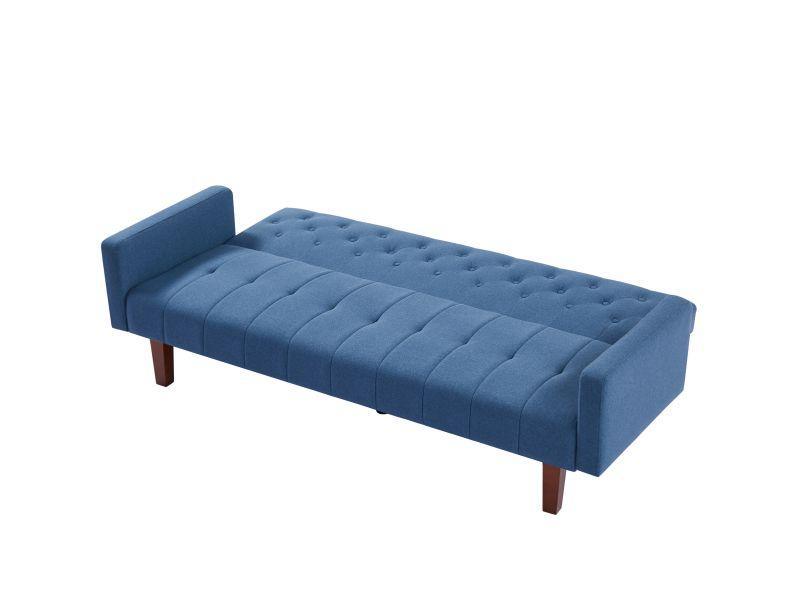 Factory Tufted Back Sofa Mid-Century Convertible Sofa Bed for Living Room - FurniFindUSA