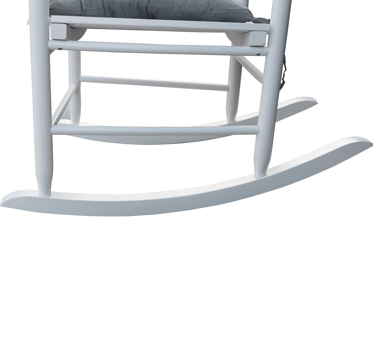 wooden porch rocker chair WHITE - FurniFindUSA