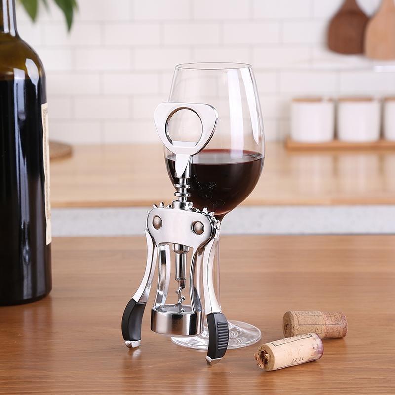 Premium Wing Corkscrew Wine Bottle Opener with Multifunctional Bottles Opener - FurniFindUSA