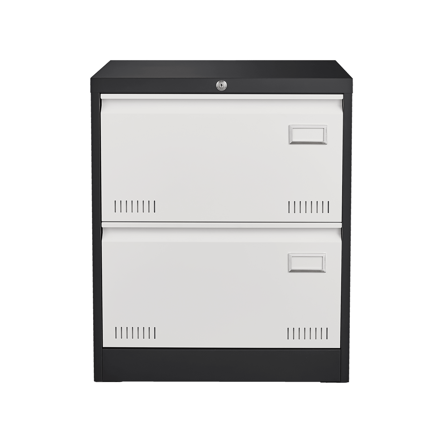 2 Drawer Metal Lateral File Cabinet with Lock Office Vertical Files Cabinet for Home Office/Legal/Letter/A4 - FurniFindUSA