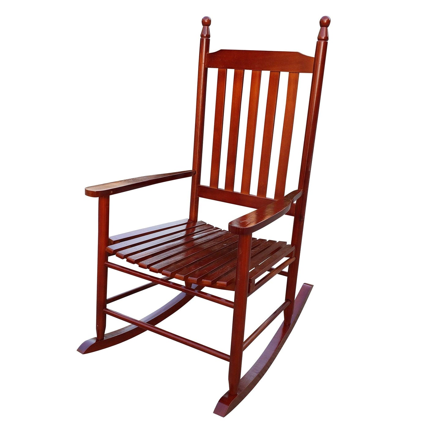 wooden porch rocker chair Brown - FurniFindUSA