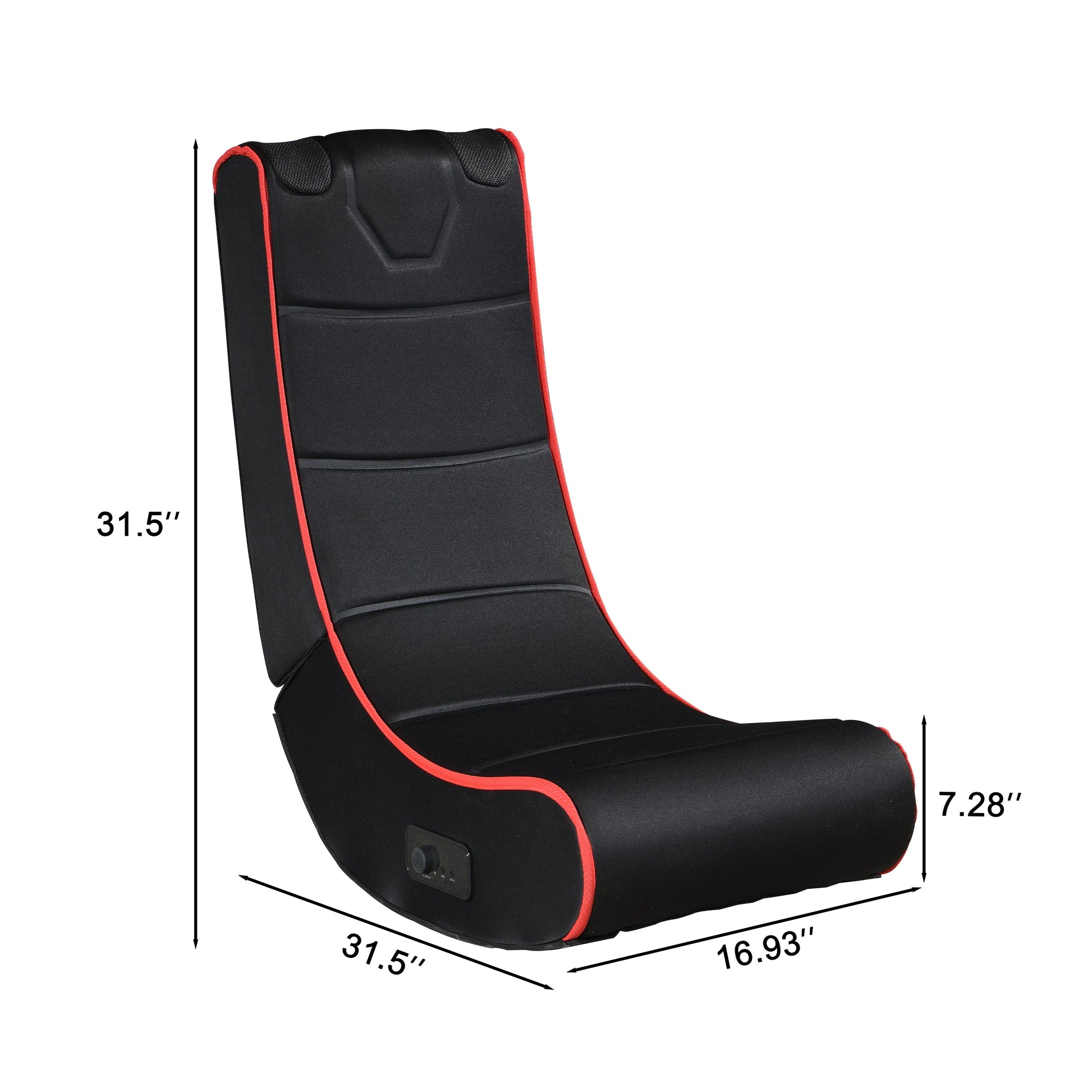 FOLDABLE GAMING CHAIR WITH ONBOARD SPEAKERS - FurniFindUSA