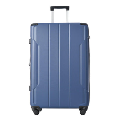 Hardshell Luggage Spinner Suitcase with TSA Lock Lightweight Expandable 24'' (Single Luggage) Blue + ABS + 24 Inch - FurniFindUSA