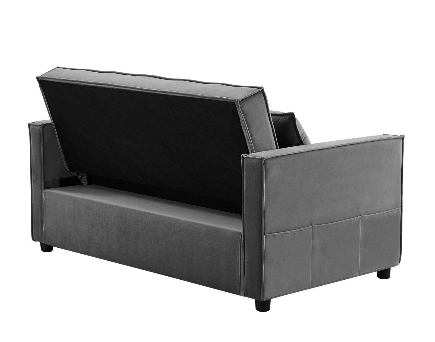 Furniture Sofa Bed with 2 Pillows for Living Room