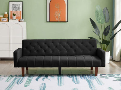 Factory Tufted Back Sofa Mid-Century Convertible Sofa Bed for Living Room - FurniFindUSA