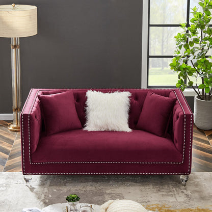 Loveseat for Living Room with Pillows - FurniFindUSA