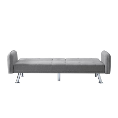 74.8” Futon sleeper sofa bed（Please note that the center leg is a steel leg） - FurniFindUSA