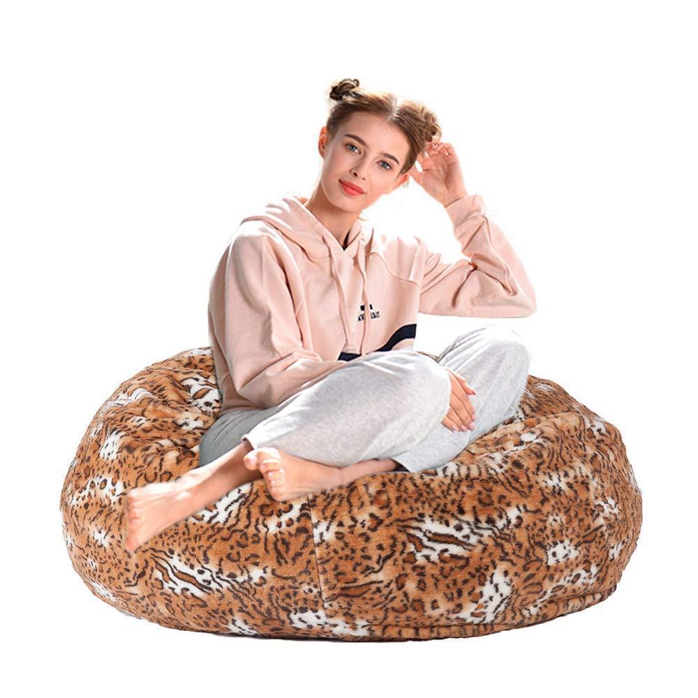 Comfy Bean Bag Chair Sofa Plush Furry Sponge Filling for Adults and Kids 3 Ft - FurniFindUSA