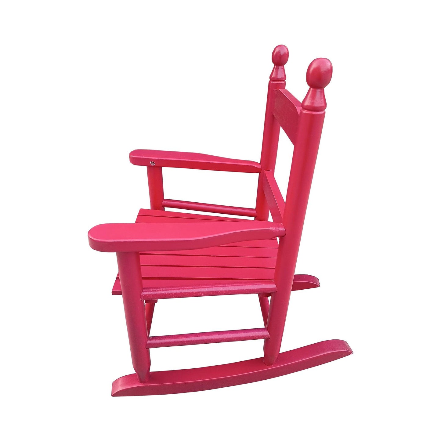 Children's rocking red chair- Indoor or Outdoor -Suitable for kids-Durable Solid Wood - FurniFindUSA