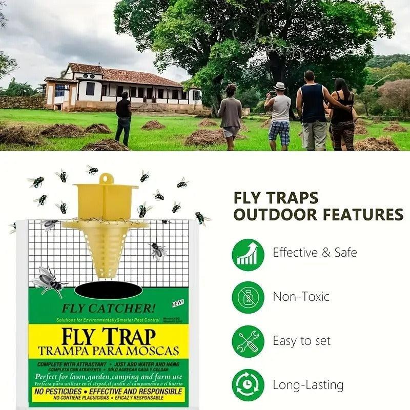 Outdoor Fly Trap Bag The Ultimate Fly Eradicator Plants Fly Control - FurniFindUSA