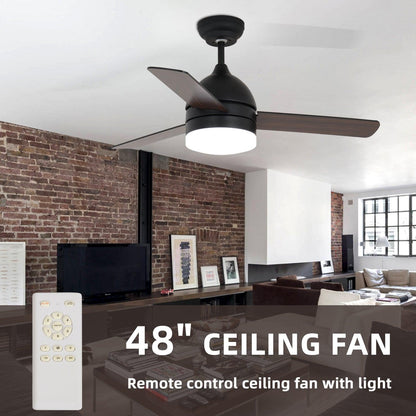 48-inch Minimalist Straight Blade Fan - FurniFindUSA