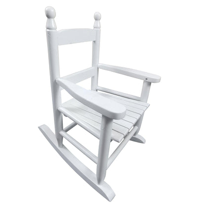 Children's rocking white chair- Indoor or Outdoor -Suitable for kids-Durable - FurniFindUSA