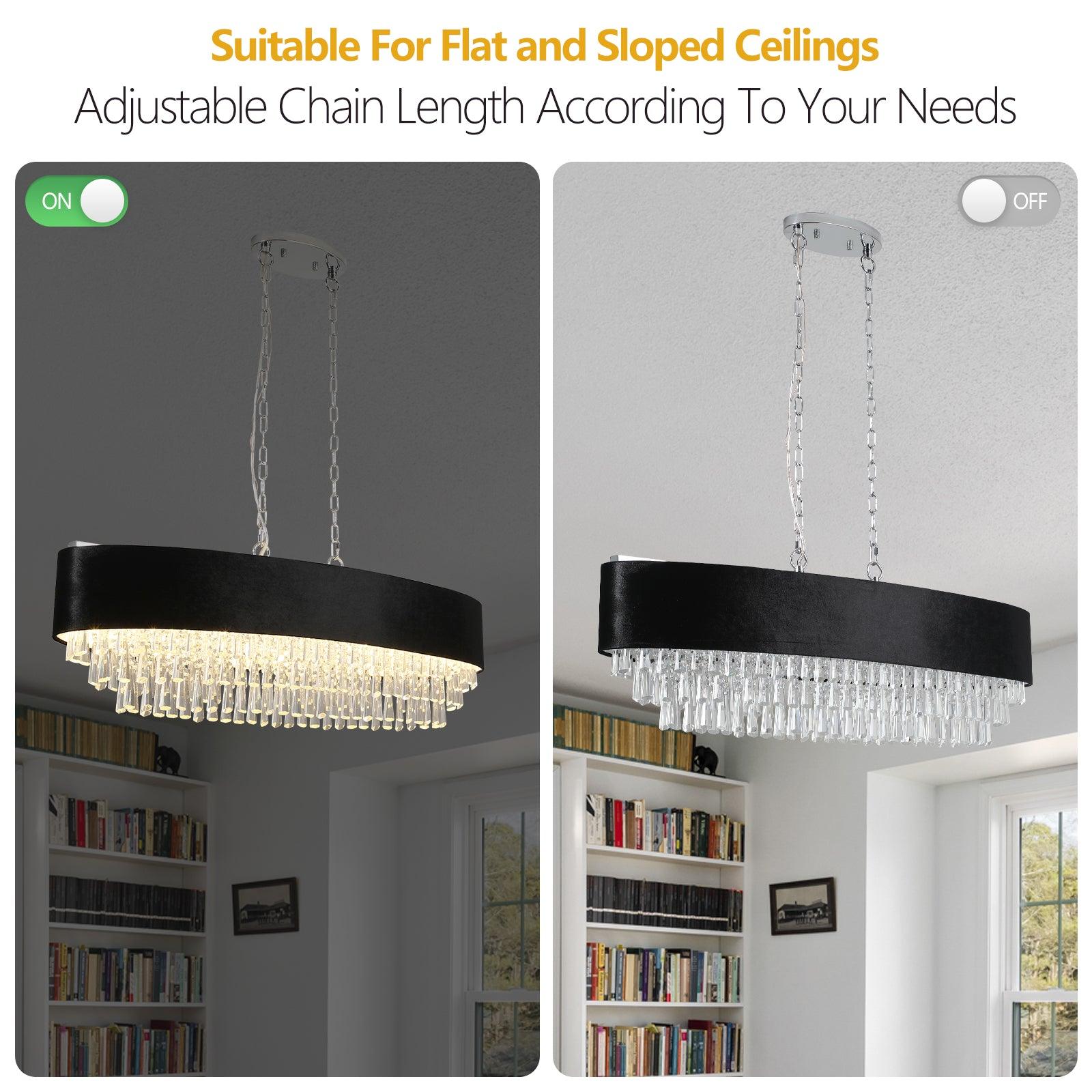 Modern Crystal Chandelier for Living-Room Cristal Lamp Luxury Home Decor Light Fixture - FurniFindUSA