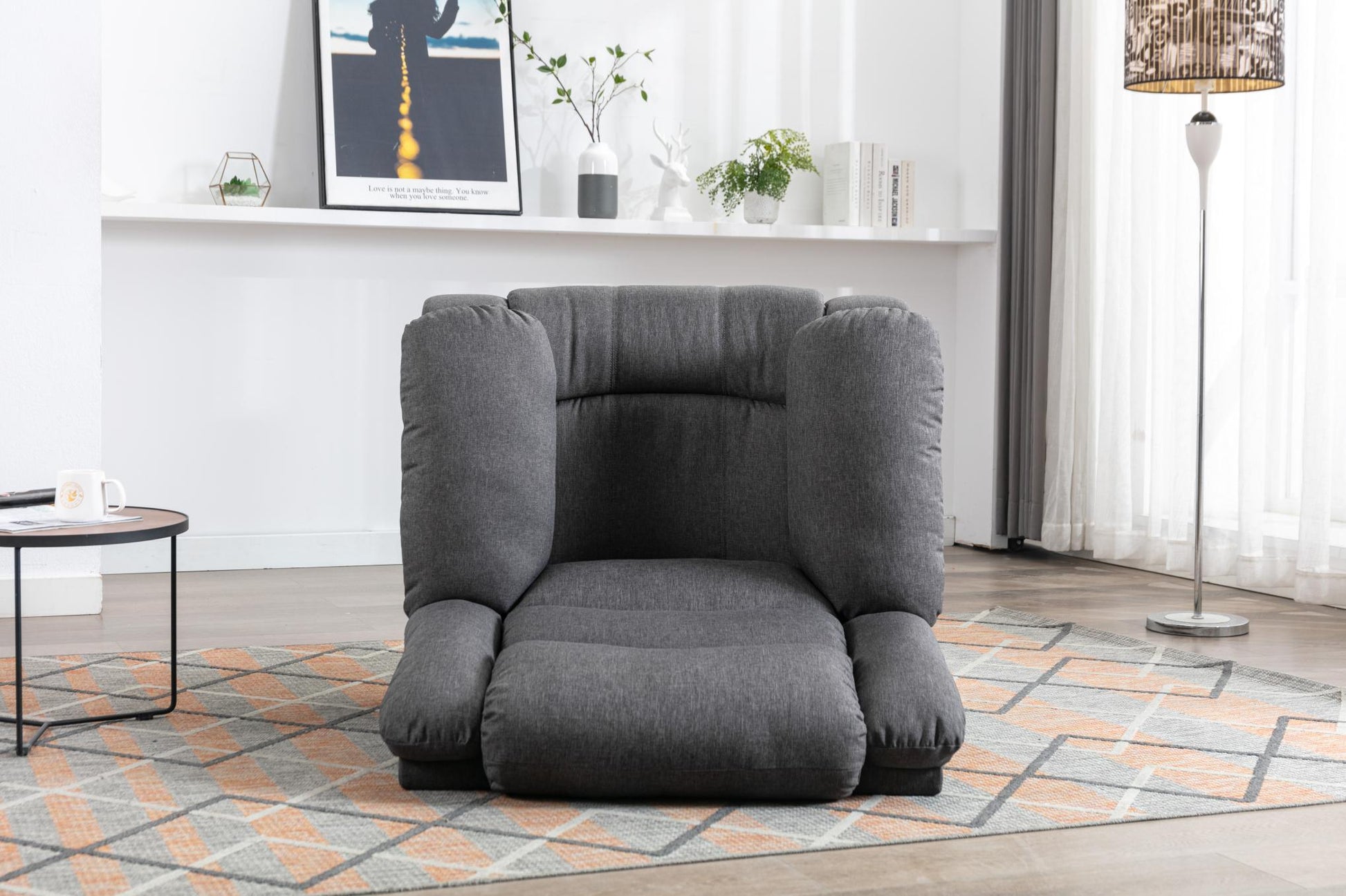 Classic Electric Recliner with Soft Cushion and Back, Small Sofa with Comfortable Armchair - FurniFindUSA