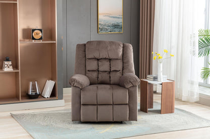 Classic Manual Recliner with Soft Padded Headrest and Armrest, Wonderful Chair&Sofa for Living Room and Bed Room - FurniFindUSA