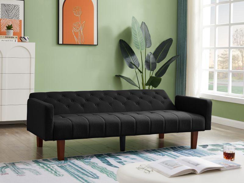 Factory Tufted Back Sofa Mid-Century Convertible Sofa Bed for Living Room - FurniFindUSA