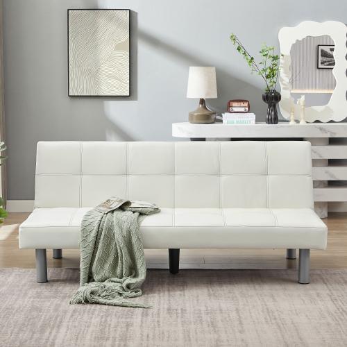 Modern Design Solid Color Sofa Bed in Living Room Multi-function Leisure Sleeper Couch - FurniFindUSA