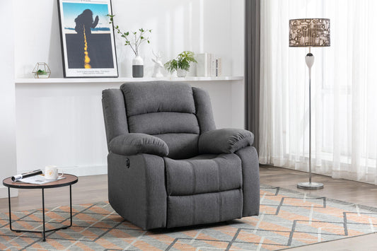 Classic Electric Recliner with Soft Cushion and Back, Small Sofa with Comfortable Armchair - FurniFindUSA