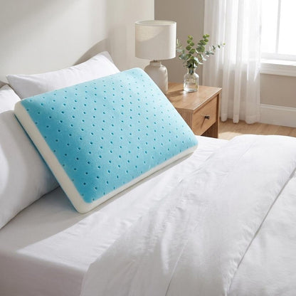 Cooling Gel Memory Foam Queen Size Bed Pillow HomeRoots