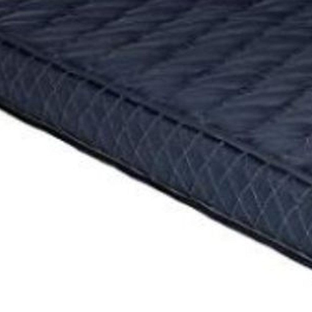 6" Navy Blue Twin Memory Foam Water Resistant Mattress - FurniFindUSA