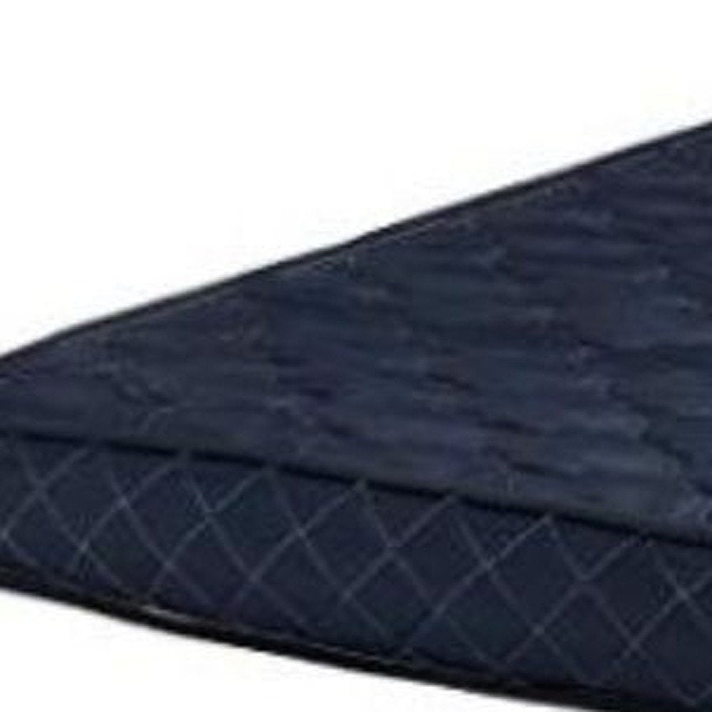 6" Navy Blue Twin Memory Foam Water Resistant Mattress HomeRoots