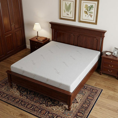 6" Twin Aloe Vera Infused Medium Memory Foam Mattress HomeRoots